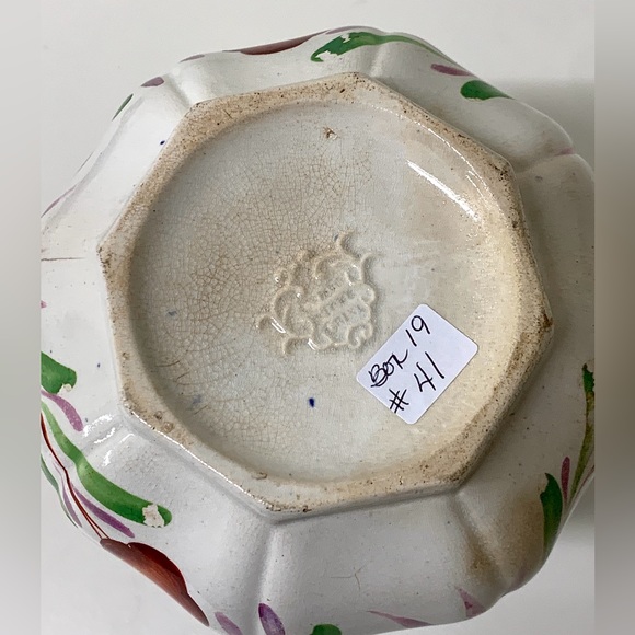 19th Century Antique Gaudy Welsh Hallmarked Unrecorded Pattern Jug Pitcher - Picture 9 of 16